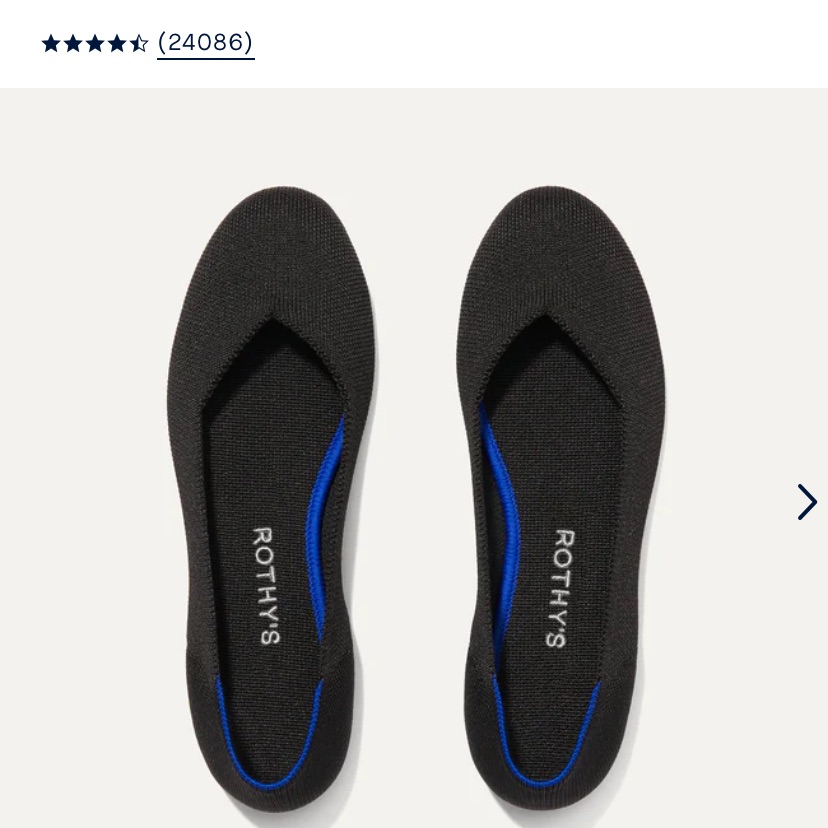 Rothy’s The Flat Solid Black